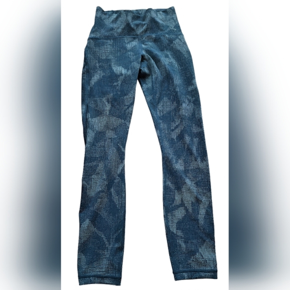 Blue Patterned Jeggings - Picture 4 of 11